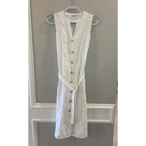 J. McLaughlin White Midi Dress - Picture 2 of 7